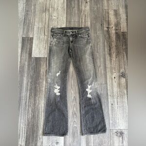 Citizens of Humanity Women's Jeans Kelly Bootcut Grey Distressed Size 29